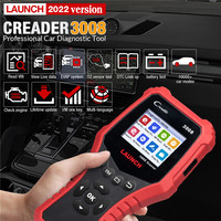 LAUNCH X431 CR3008-herramienta de diagnóstico de coche, escáner OBD2, probador de batería, versión 2023