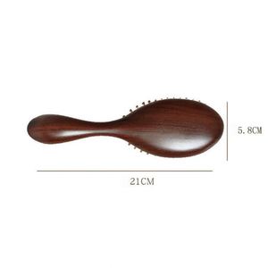 Wooden Paddle Hair <b>Brush</b> Natural Wood Bristle Scalp Massage <b>Brush</b> for Daily Hair Care - Product Image 2