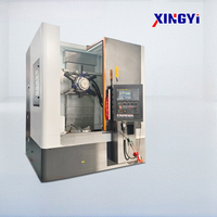 Centre de tournage vertical CNC VTC800 pour le traitement des moyeux de roue et des disques de frein, idéal pour l'usinage de métaux lourds en usine, vente en gros
