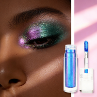 Veganer Chamäleon Multichrome Flüssiger Wasserfester Leuchtender Lidschatten 5g Nasspigment Duochrome Schimmer Einzelfarbe Hell Dunkel Fair