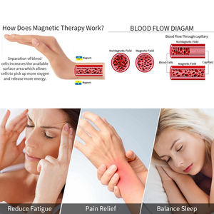 Joyería Biomagnética Romántica para Aniversario, Brazalete Magnético <span class=keywords><strong>de</strong></span> Cobre Puro 99.99% <span class=keywords><strong>de</strong></span> Alta Potencia, Ajustable, para Alivio <span class=keywords><strong>de</strong></span> <span class=keywords><strong>la</strong></span> Artritis - Product Image 4