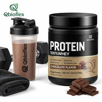 Qbioflex Penjualan Terlaris Bubuk Whey Protein Isolate Bebas Gula dengan BCAA untuk Pertumbuhan Otot Ramping Suplemen Bubuk Protein