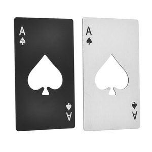 Sáng tạo thép không gỉ phong cách Thẻ mở chai mini spades thiết kế nhà thanh sử dụng phong cách Soda rượu bia mở Logo - Product Image 5
