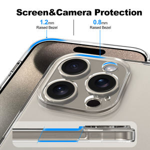 Nouveauté - Vente Flash - Accessoires mobiles - Coque de téléphone en TPU souple - Coque arrière antichoc en <span class=keywords><strong>Acrigel</strong></span> pour iPhone 15 Pro Max - Product Image 2