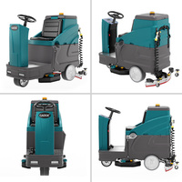 Autolaveuse Commerciale X68 à Batterie, Machine de Nettoyage de Sols 680mm, Réservoirs 75L/80L, Autoportée pour Hôtels et Aéroports