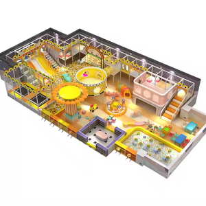 Pas cher personnalisé thème Toy Story balle fosse vilain château doux jouer toboggan et trampoline parc d'attractions enfant aire de jeux intérieure - Product Image 4