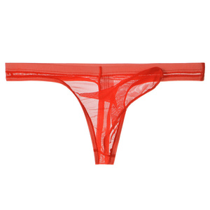 Мужские прозрачные сетчатые трусы-боксеры - Product Image 3