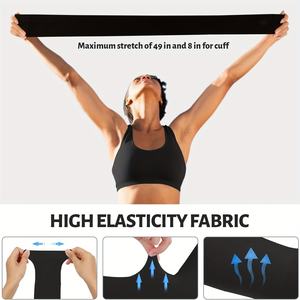 Benutzer definiertes Logo Atmungsaktive feuchtigkeit transportierende Sommer-Basketball-Radsport-Sport UPF UV-Schutz Nylon-<span class=keywords><strong>Arm</strong></span> manschetten für den Außenbereich - Product Image 3