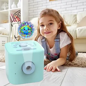 Projetor de brinquedos de história de dormir com conteúdo personalizado com ruído branco e efeito de estrela