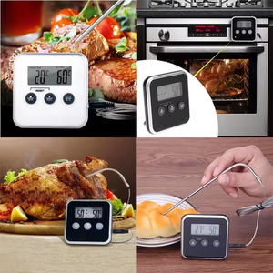 2025 Modern Kitchen Digital Instant Read Meat Thermometer with Food Probe.<strong>Timer</strong> <strong>Clock</strong> for Candy Cooking Home Appliance - Product Image 2