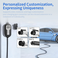 Chargeur de voiture portable OLINK certifié CE 22 kW avec connecteur GBT, 32A, courant triphasé réglable, avec prise industrielle