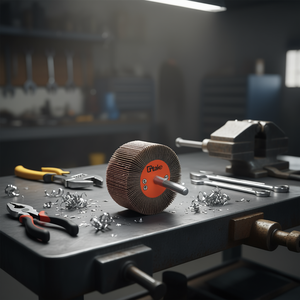 Roue à lamelles abrasives Ttake 20x5 mm, tige de 3 mm, grain 180, pour le meulage - Product Image 3