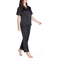 Confortable nuisette Sexy vêtements de nuit pour femmes pyjamas grande taille femmes pyjama Satin pyjamas pour femmes ensemble