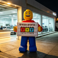 Mascotte gonflable géante personnalisée de style dessin animé, modèle gonflable publicitaire extérieur pour la promotion d'événements