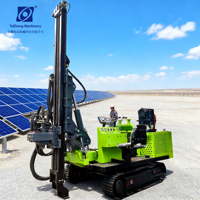 Kleiner Hydraulischer PV-Pfahlrammer, Spezialisiert für PV-Bodenpfahlverlegung, Robust, Langlebig & Hocheffizient
