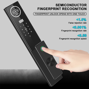 CNC hoạt động <span class=keywords><strong>video</strong></span> liên lạc giám sát máy ảnh chụp 3D mặt Palm tĩnh mạch công nhận tuya ứng dụng thông minh khóa cửa với 6068 Lỗ mộng - Product Image 4