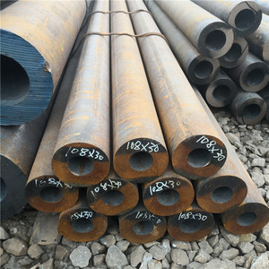 Tubería de Acero sin Costura, Acero al Carbono, 108 mm de Diámetro Exterior, Pared Gruesa, Laminada en Caliente, Sin Aleación, Redonda, Estructural, Estándar GB - Product Image 1
