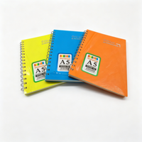 Cuaderno Espiral Superior A5 de Polipropileno, Tapa Dura Brillante de PP, 120 Hojas para Niños y Estudiantes