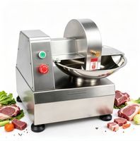 Coupe-viande de table à prix réduit, hachoir à bol sous vide en acier inoxydable, machine à découper la viande de poulet