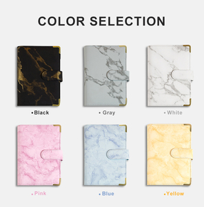 Bon marché, vente en gros, agenda à feuilles mobiles <span class=keywords><strong>A5</strong></span> A6 avec enveloppes à fermeture éclair - Product Image 4