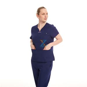 Bata de Laboratorio Antiestática de Algodón para Cuarto Limpio, Uniforme de <span class=keywords><strong>Ambulancia</strong></span> - Product Image 3