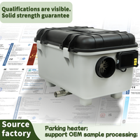 Chauffage d'appoint diesel portable XMZ TB30 12V 24V avec boîte à outils, écran LCD et télécommande pour camion/camping-car/voiture/bus