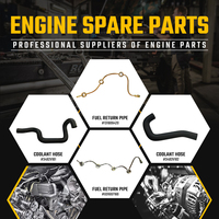 Pièces de moteur de générateurs diesel, tuyau d'eau, tuyau de liquide de refroidissement 3482V101 pour Perkins