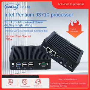 Yanling N5P integrado Mini computadora industrial sin ventilador Quad Core nuevo Micro Industrial Host con CPU J3710 - Product Image 5