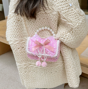 Сумка на плечо с цветами и жемчугом - Product Image 4