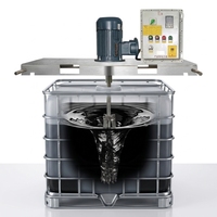 Agitateur IBC à godets de grande capacité, antidéflagrant, à vitesse variable et à fréquence variable, pour usines chimiques