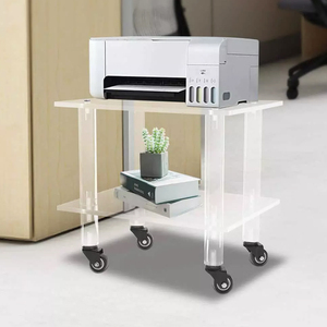 รถเข็น2ชั้นอะคริลิคใส11.81 "x 15.75" x 13.18" - Product Image 5