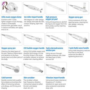 Mesin kecantikan kulit gelembung hidra 11 dalam 1, alat perawatan wajah pengupasan Jet oksigen 2026 kualitas tinggi - Product Image 3