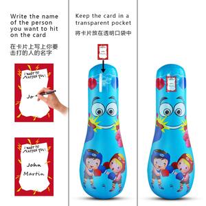 Saco de Boxeo Inflable Independiente para Niños, Muñeco de Boxeo Antiestrés, Juguete de Entrenamiento de Rebote para Niños y Niñas - Product Image 6
