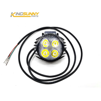 Lampe frontale LED King Sunny Bright Head Flash, pièce de réparation pour vélo électrique, phare avant avec klaxon, accessoires pour vélo électrique