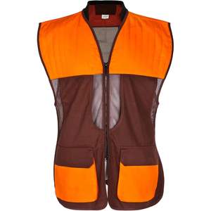 Chaleco de Caza AUSCAMOTEK para Hombre, Transpirable, de Poliéster, Naranja y Marrón, con Bolsillos Delanteros con Cremallera, Unisex, Talla Adulto, Opcional - Product Image 3