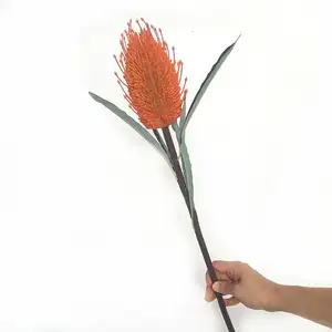 고품질 인공 꽃 Protea cynaroides Protea 왕 Protea 열대 꽃