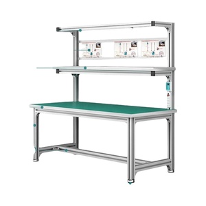 Manufacturer's Customized Workbench Workstation Steel Aluminum Profile Used for Retail Assembly Line Custom <b>Work</b> <b>Table</b> - Product Image 5