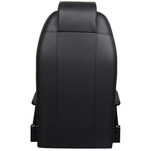 Steering Control Boat Seat Adjustable Black Leather Marine Chair For <b>Yachts</b> And RVs - Product Image 4