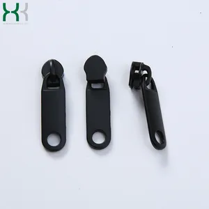 Factory Customr Colorful Quality Sustainable No.7 Non Lock Slider Fancy Zinc Alloy Puller Slider