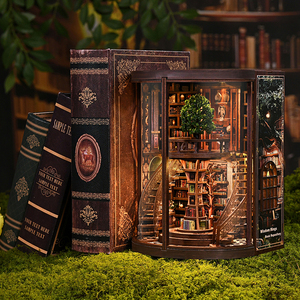 Moderna Mini Casa de Muñecas en Miniatura, un Rompecabezas 3D de Madera Contemporáneo y Kit de Montaje para Adultos, una Decoración Elegante - Product Image 1