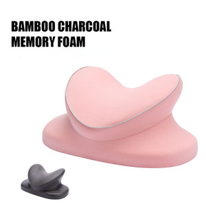 Morbido Logo personalizzato in bambù a carboncino Memory Foam concava traspirante scrivania ufficio aula che sonnecchiava guancia cuscino di sostegno - Product Image 5