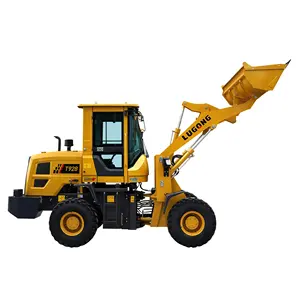 LUGONG T928 Fabricante Direct Supply Compact Mini Wheel Loader Earth-Moving Machinery Front Loader Com Balde