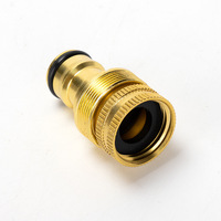 Raccords de tuyau d'arrosage en laiton, connecteur rapide pour tuyau, adaptateur universel pour robinet, connecteur de robinet