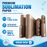 Papier de sublimation pour l'industrie textile, papier de transfert thermique en rouleau jumbo pour l'impression