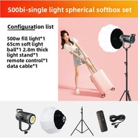 Lumière vidéo LED professionnelle 500W alimentée par courant alternatif SL500W, lumière de remplissage de studio haute puissance bicolore, photographie de produits alimentaires, diffusion en direct