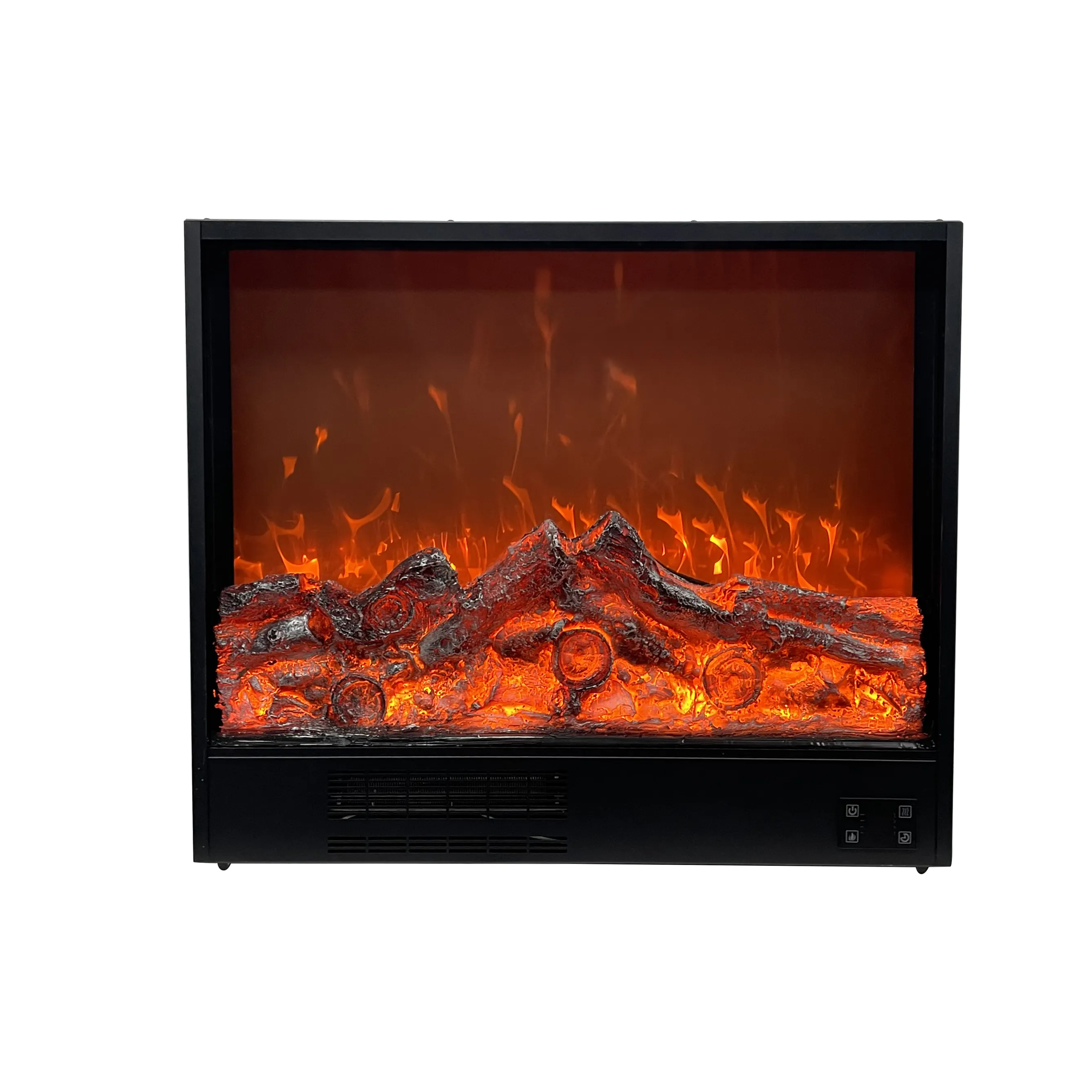 750w-1500w modern led flame decorative infrared room energy efficient electric heater fireplace