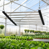 Barres et bandes LED de culture à spectre complet en aluminium IP65 réglables de 650 W avec puces LM301B pour la croissance des plantes d'intérieur