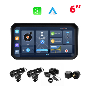 Ekiy 6Inch Xe Máy Màn Hình Xe Máy Carplay Navigation GPS Android 14.0 4 + 64GB Không Dây Apple Carplay Android Auto Động Cơ GPS - Product Image 1