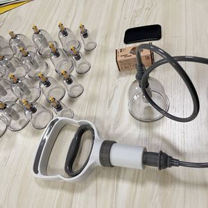 طقم علاج بالوخز بالإبر الصينية، طقم به 20 كوب حجمة، تزويد المصنع بأحجام مختلفة، طقم به حبوب بالوخز بالإبر - Product Image 5