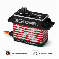 Venta al por mayor de fábrica: Servomotor digital sin escobillas de 45 kg, alto voltaje 8.4V, programable, impermeable, estándar para coches y aviones RC